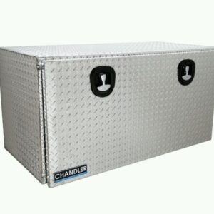 Chandler Aluminum Plated Barn Door Toolbox 24x24x48