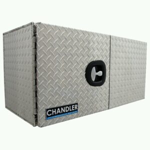 Chandler Aluminum Plated Barn Door Toolbox 18x18x36