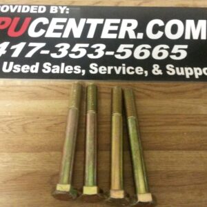 Hardened Grade 8 5/8 Bolt, 6 Inch Long 4 Pack