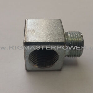 RIGMASTER 90 Degree Oil Drain Adapter Used with KL2-006 Oil Drain Plug (Kohler ALL) PART #KL2-005