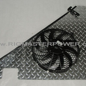 RIGMASTER LG Alum Cover Left Side w/ Fan Assembly PART # LG10-052K - Image 1