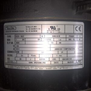 CARRIER COMFORT PRO MECC ALTE 7KW NEW GENERATOR PART# 79-02455-50SV - Image 3